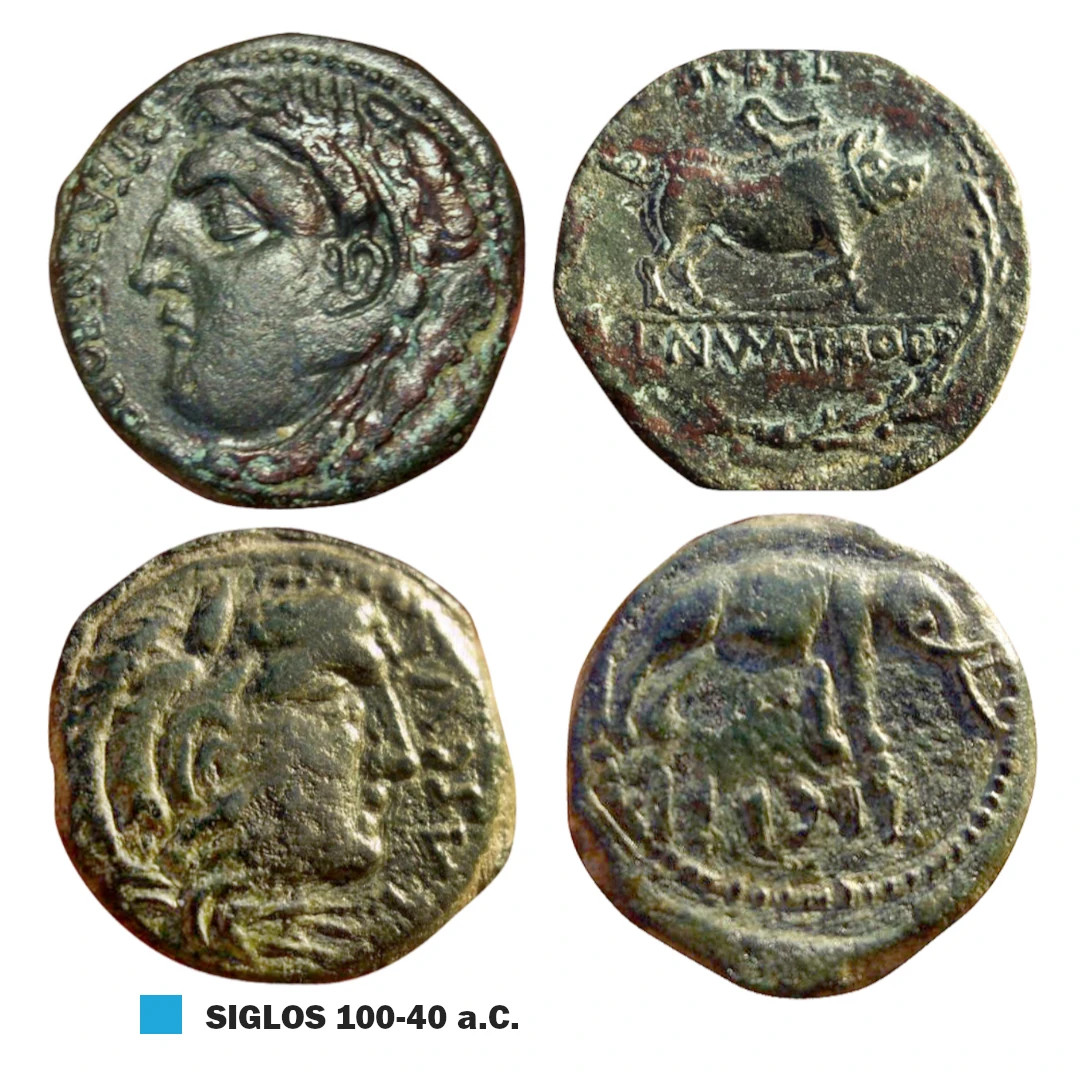 Monedas acuñadas en LASCVTA