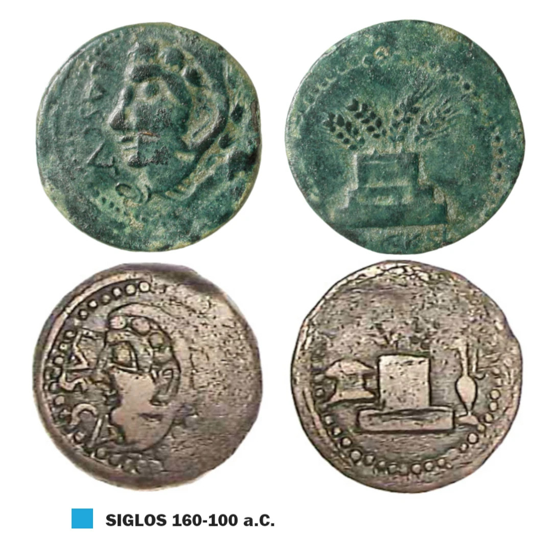 Monedas acuñadas en LASCVTA