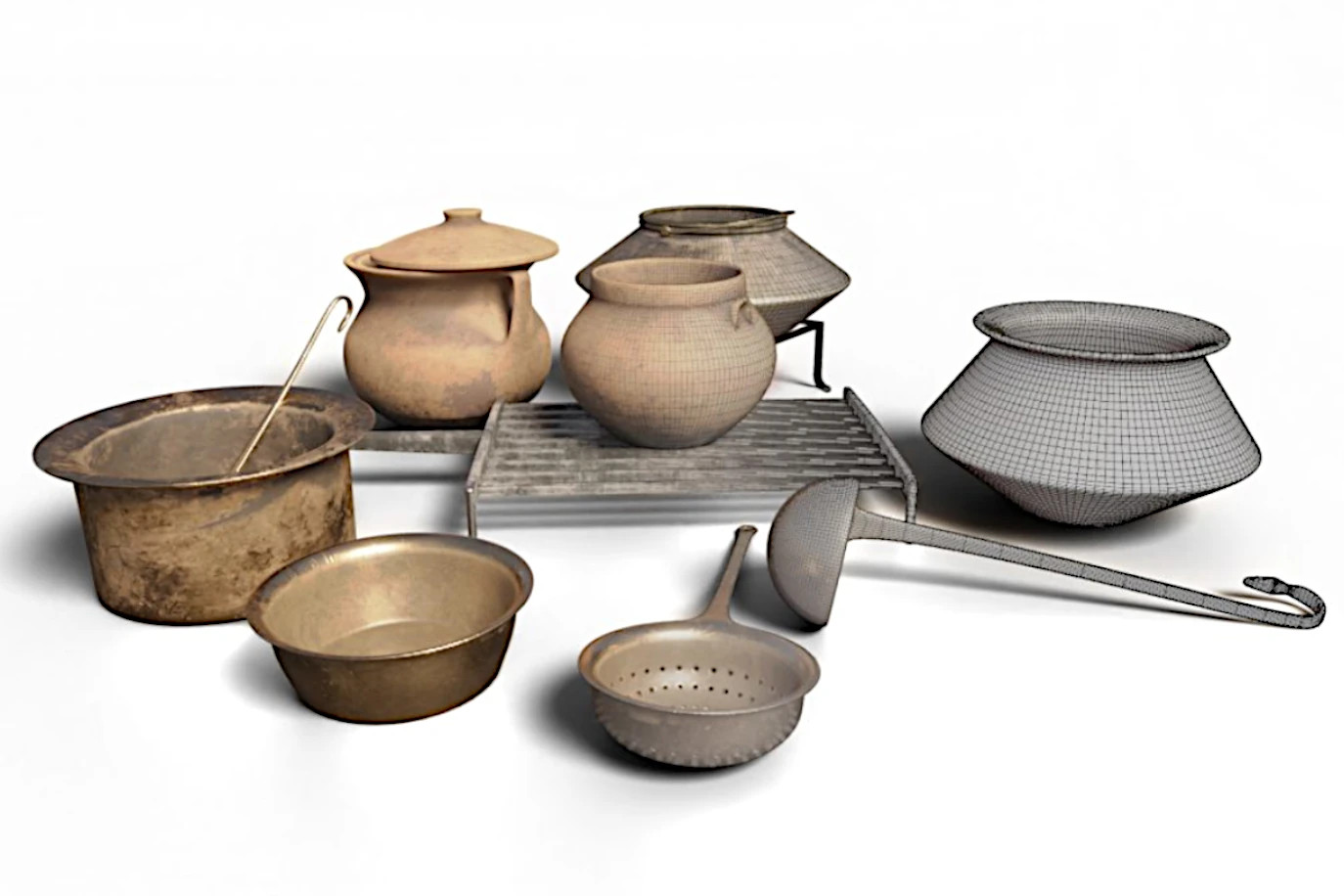 Utensilios de Cocina Antigua Roma
