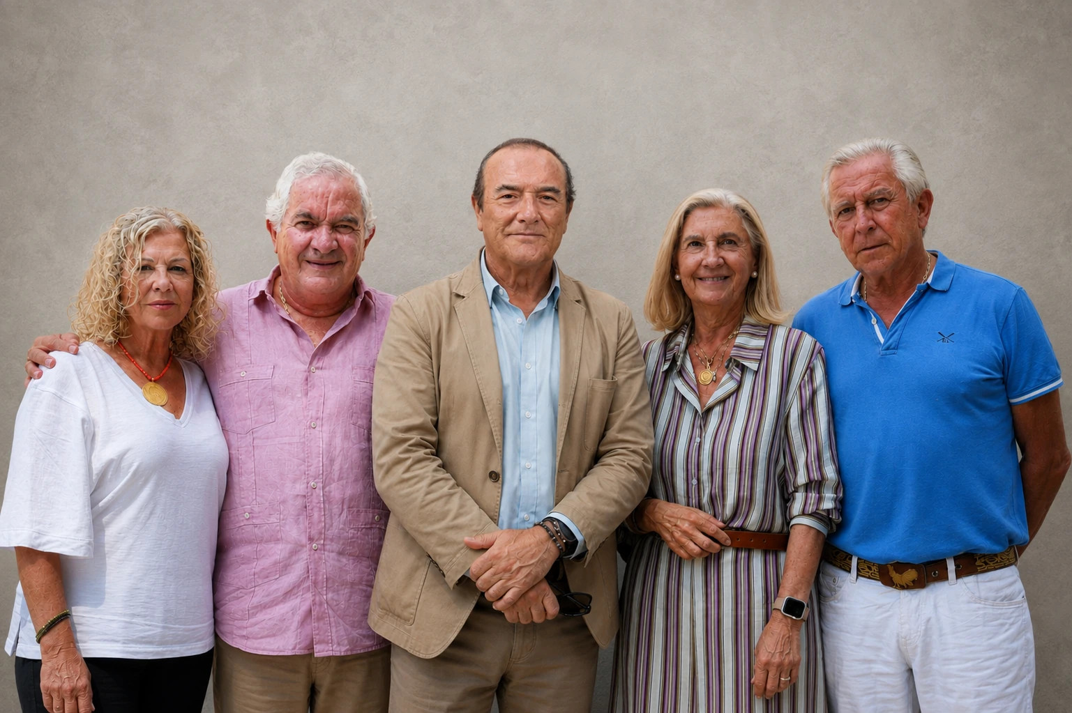 Ana Alonso, José Luís Galloso, Antonio Jiménez, Elena Aguilar y Antonio Ruiz